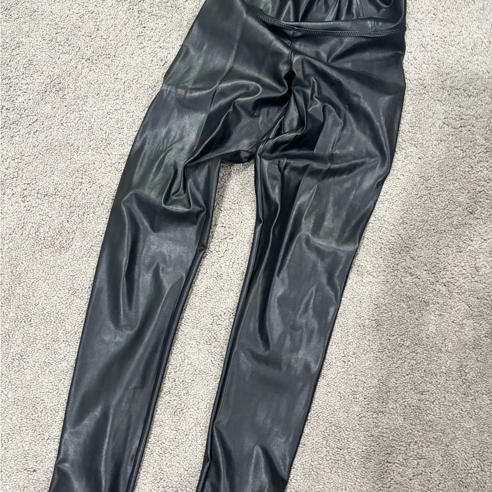 Wilfred Free Black Faux Leather Pants